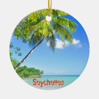 Ornamento De Cerâmica Ilha tropical em Seychelles