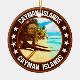Ornamento De Cerâmica Ilhas Cayman