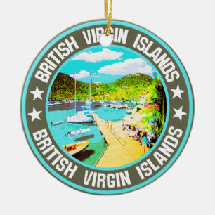 Ornamento De Cerâmica Ilhas Virgens Britânicas