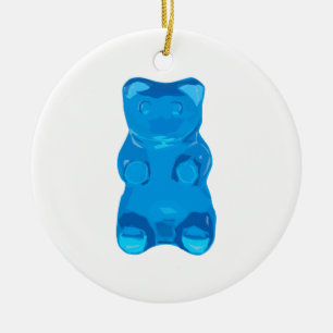 Ornamento De Cerâmica Ilustração azul de Gummybear
