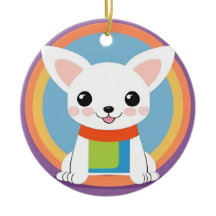 Ilustração de Cachorro de Desenho Animado Fofo