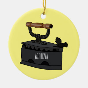 Ornamento De Cerâmica Ilustração de desenho de ferro do carvão