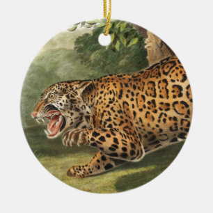 Ornamento De Cerâmica Ilustração de Jaguar (Felis onca)