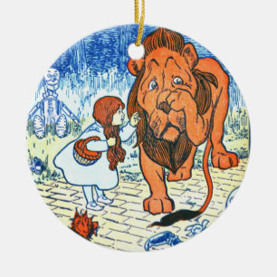 Ornamento De Cerâmica Ilustração de mágico de Oz do vintage - Dorothy