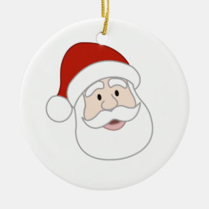 Ornamento De Cerâmica Ilustração de Papai Noel