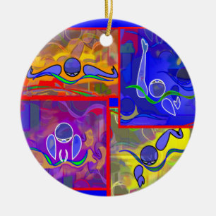 Ornamento De Cerâmica IM manhã