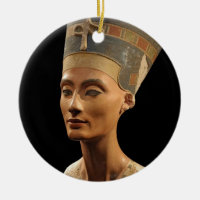Imagem do busto de Nefertiti no museu de Neues