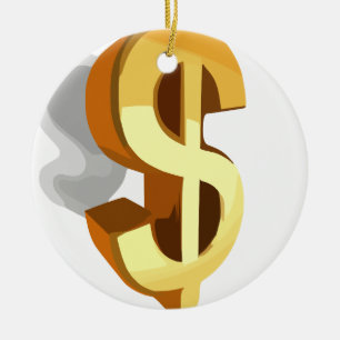 Ornamento De Cerâmica Imagem Dólar