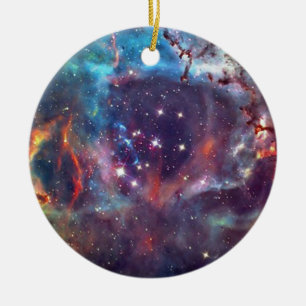 Ornamento De Cerâmica Imagem espacial da Nebulosa Galáxia.