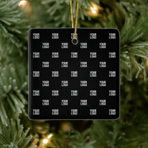 Ornamento De Cerâmica Imagem repetida, logotipo de empresa de Design ou