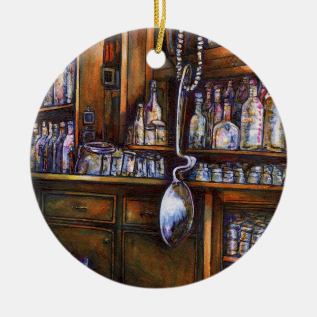 Ornamento De Cerâmica Implicitamente Compreendido (Frente)