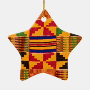 Ornamento De Cerâmica Impressão africano