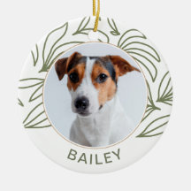 Impressão botânico - Foto e Nome Natal