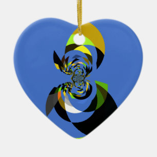 Ornamento De Cerâmica Impressão de Design de arte por vetor de mulher af