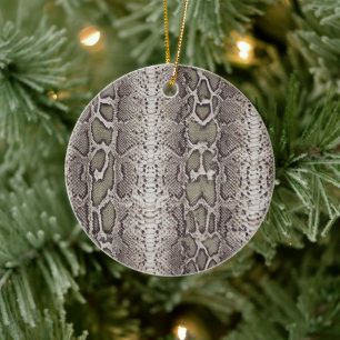 Ornamento De Cerâmica Impressão em animais Snakeskin