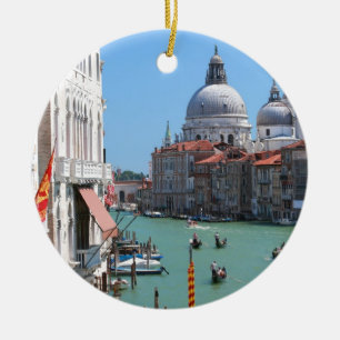Ornamento De Cerâmica Impressionante! Grand Canal Veneza