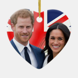 Ornamento De Cerâmica Impressionante! Prince Harry e Meghan Markle