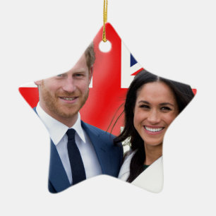 Ornamento De Cerâmica Impressionante! Prince Harry e Meghan Markle