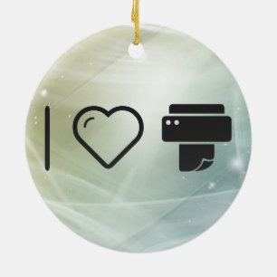 Ornamento De Cerâmica Impressora de papel legal