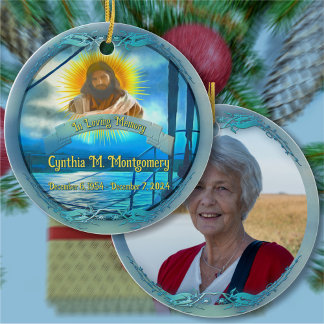 Ornamento De Cerâmica In Loving Memory 0916