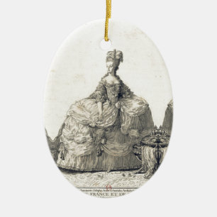 Ornamento De Cerâmica INA Marie-Antoinette Marie Antoinette chique