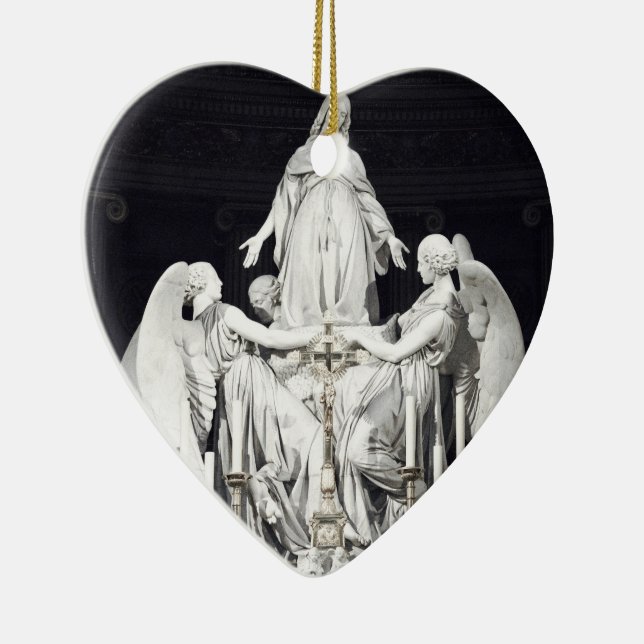 Ornamento De Cerâmica INA Sainte-Marie-Madeleine Paris Charles Marochett (Direito )