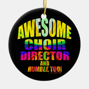 Ornamento De Cerâmica Incrível diretor do Coro, Starburst