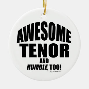 Ornamento De Cerâmica Incrível Tenor