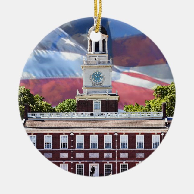 Ornamento De Cerâmica Independência Salão (Frente)