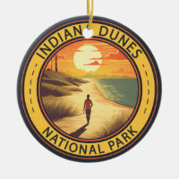 Indiana Dunes National Park Viagem Art Vintage