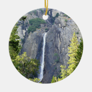 Ornamento De Cerâmica Inferior Falls Yosemite, Parque Nacional Yosemite,