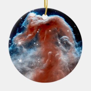 Ornamento De Cerâmica Infravermelho da nebulosa de Horsehead - foto do