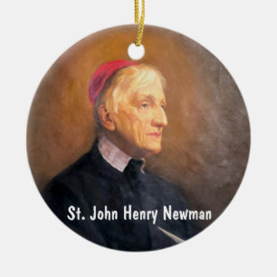 Ornamento De Cerâmica Inglaterra: Rua. John Henry Newman Ornament