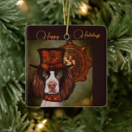 Ornamento De Cerâmica Inglês Springer Spaniel