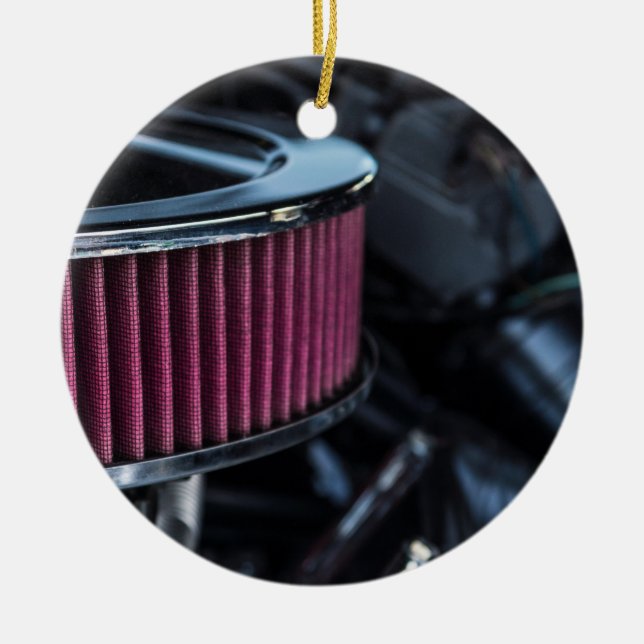 Ornamento De Cerâmica Injeção de ar cromo (Frente)