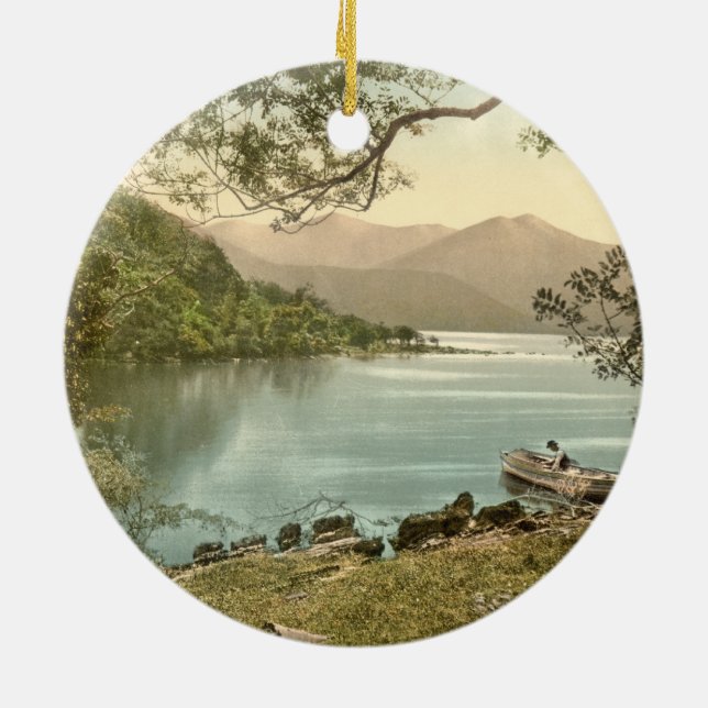 Ornamento De Cerâmica Innisfallen, Killarney, Kerry do condado, Ireland (Traseira)