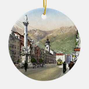 Ornamento De Cerâmica Innsbruck, bonde em Maria Theresa Starsse
