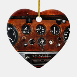 Ornamento De Cerâmica Instrumentos de rádio e carro vintage
