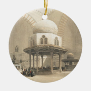 Ornamento De Cerâmica Interior da mesquita do EL Ghoree da sultão, Ca