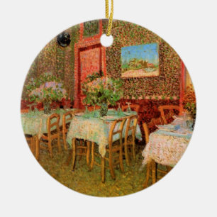 Ornamento De Cerâmica Interior de um Restaurante por Vincent van Gogh