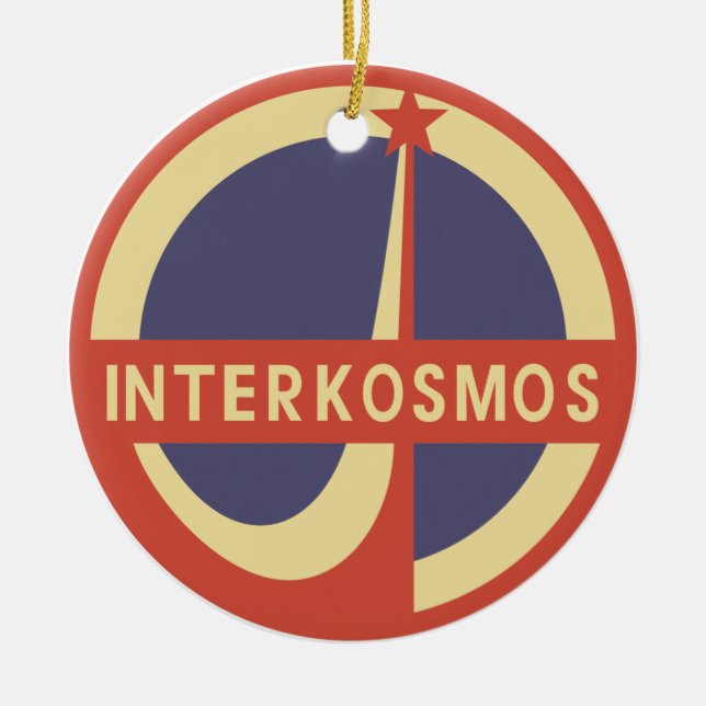 Ornamento De Cerâmica Interkosmos (Frente)