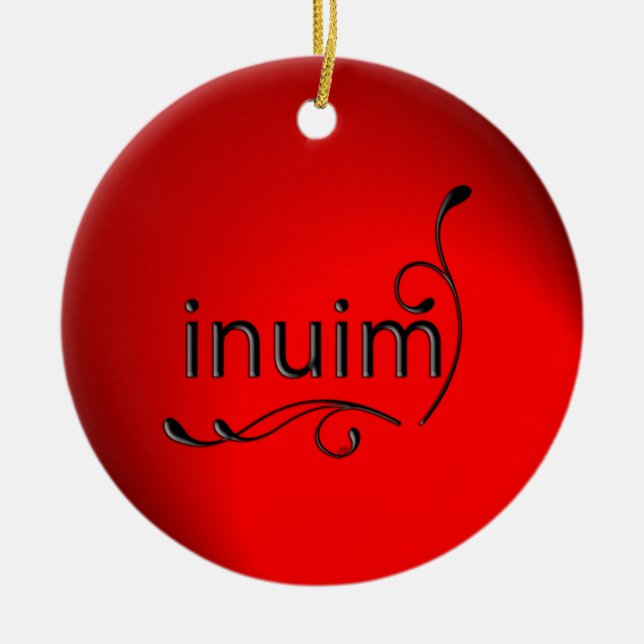 Ornamento De Cerâmica inuim (Frente)