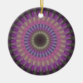 Ornamento De Cerâmica Inverno Dahlia em cores da noite - Personalizado