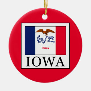 Ornamento De Cerâmica Iowa