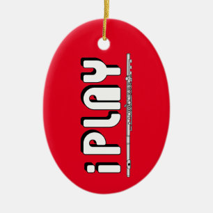 Ornamento De Cerâmica iPlay Flute