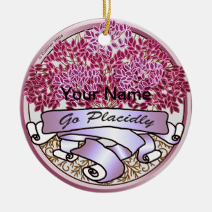 Ornamento De Cerâmica Ir Placidez