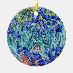 Ornamento De Cerâmica Irises Vincent van Gogh