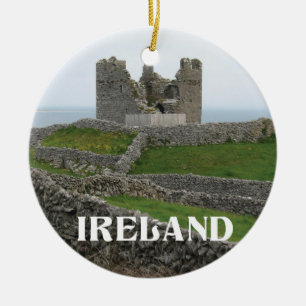 Ornamento De Cerâmica Irlanda com foto de Inisheer