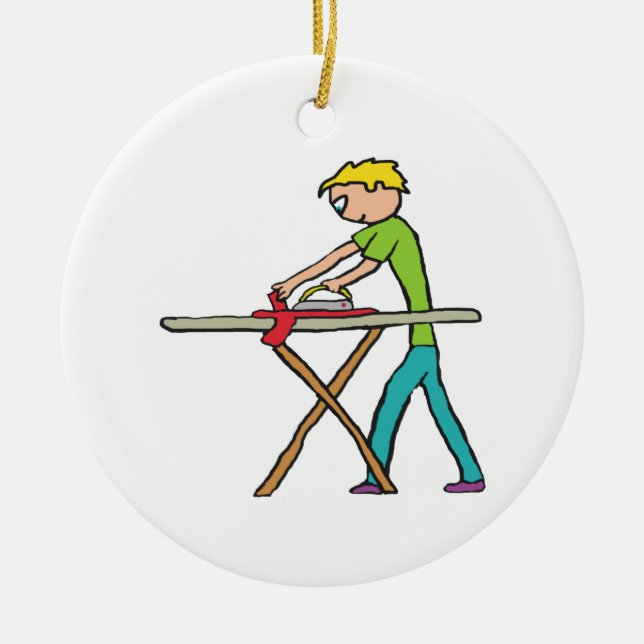 Ornamento De Cerâmica Ironagem (Frente)