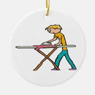 Ornamento De Cerâmica Ironagem